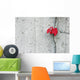 Red Boston Ivy Leaves Wall Decal