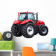 New Red Tractor Wall Decal