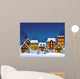 Christmas Village Wall Decal