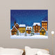 Christmas Village Wall Decal