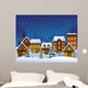 Christmas Village Wall Decal