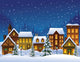 Christmas Village Wall Decal