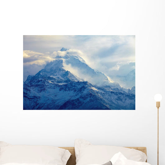sunrise in the mountains Wall Mural