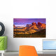 Cathedral Rock Sunset Wall Decal