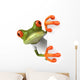 Frog with a white tshirt Wall Decal