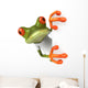 Frog with a white tshirt Wall Decal