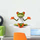 Frog with a white tshirt Wall Decal
