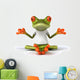 Frog with a white tshirt Wall Decal