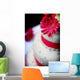 Wedding Cake with Flower Wall Decal