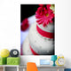 Wedding Cake with Flower Wall Decal