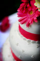 Wedding Cake with Flower Wall Decal
