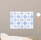 Typical White and Blue Wall Decal