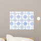 Typical White and Blue Wall Decal