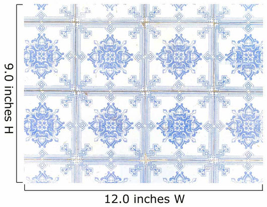 Typical White and Blue Wall Decal