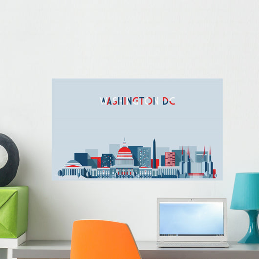 Washington Skyline United States Wall Decal