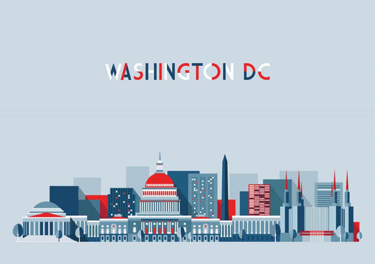 Washington Skyline United States Wall Decal