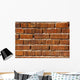 Bright Orange Bricks Wall Decal