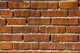 Bright Orange Bricks Wall Decal