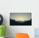 Forest Mountain Range Scene Wall Decal
