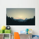 Forest Mountain Range Scene Wall Decal