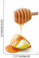 Dripping Honey and Apple Wall Decal