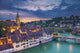 Dramatic Bern Switzerland Sunset Wall Decal