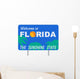 Welcome to Florida Sign Wall Decal