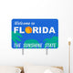 Welcome to Florida Sign Wall Decal