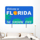 Welcome to Florida Sign Wall Decal
