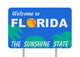 Welcome to Florida Sign Wall Decal