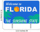 Welcome to Florida Sign Wall Decal