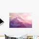 sunrise in the mountains Wall Mural