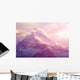 sunrise in the mountains Wall Mural