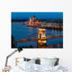 Budapest Chain Bridge and Wall Decal