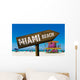 Miami Beach Sign Beach Wall Decal