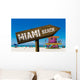Miami Beach Sign Beach Wall Decal