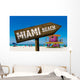 Miami Beach Sign Beach Wall Decal