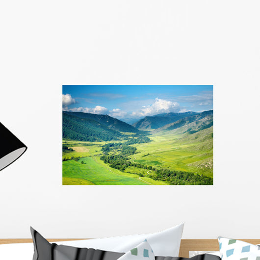 Green Valley Wall Decal