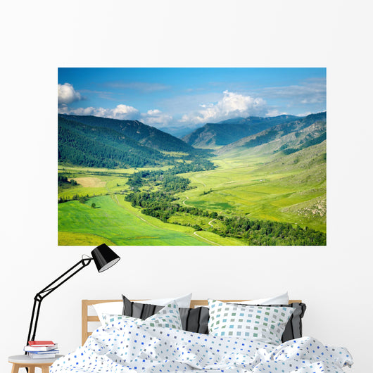Green Valley Wall Decal