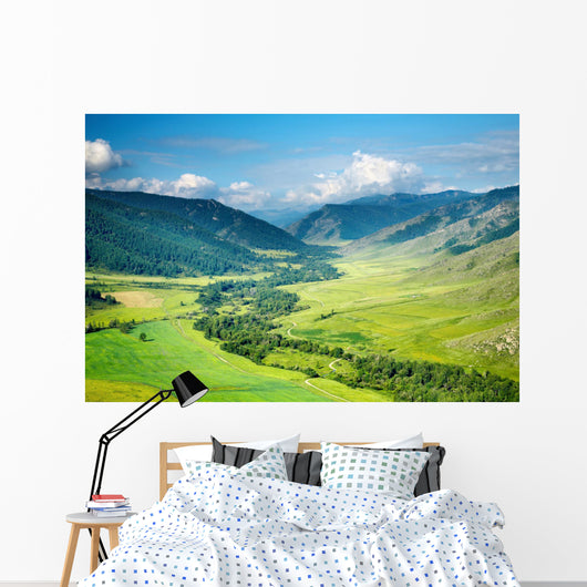 Green Valley Wall Decal