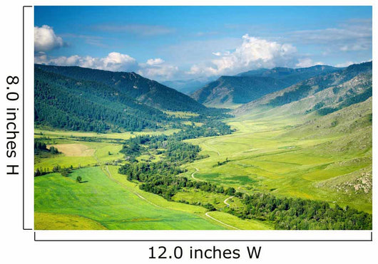 Green Valley Wall Decal