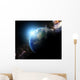 Earth and Galaxy Sunbeam Wall Decal