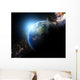 Earth and Galaxy Sunbeam Wall Decal