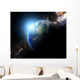 Earth and Galaxy Sunbeam Wall Decal