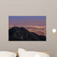 Los Angeles downtown view from top, Mt. Wilson Wall Mural