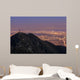 Los Angeles downtown view from top, Mt. Wilson Wall Mural