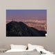 Los Angeles downtown view from top, Mt. Wilson Wall Mural