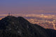 Los Angeles downtown view from top, Mt. Wilson Wall Mural