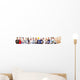 Panorama Mit Gruppe Von Wall Decal