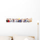 Panorama Mit Gruppe Von Wall Decal